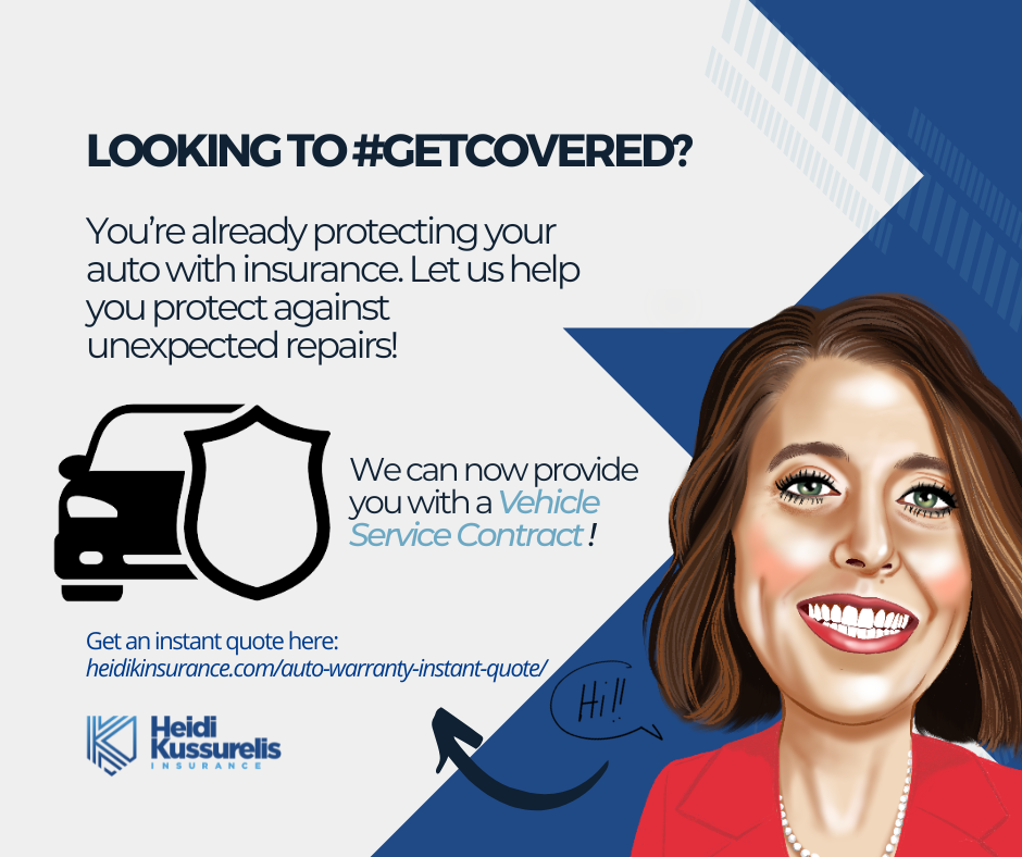 Heidi Kussurelis Insurance Introduces: Vehicle Service Contracts